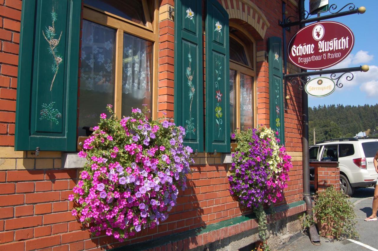 Berggasthaus & Pension Schoene Aussicht クリンゲンタール エクステリア 写真